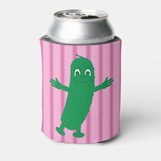 Porta-lata Picles Rosa Divertido e Rico (Can Back)
