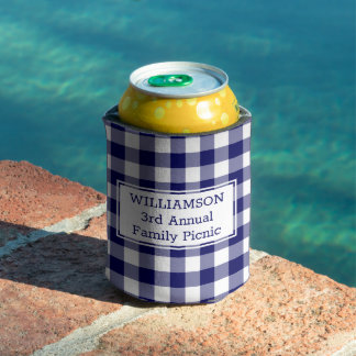 Porta-lata Picnic da família de nomes personalizados de verif