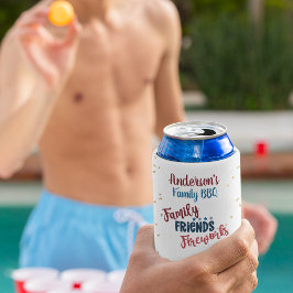 Porta-lata Picnic familiar 4 de julho CHURRASCO do quintal