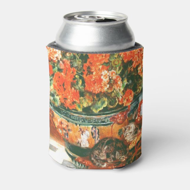 Porta-lata Pierre-Auguste Renoir Geraniums E Cats (Can Back)
