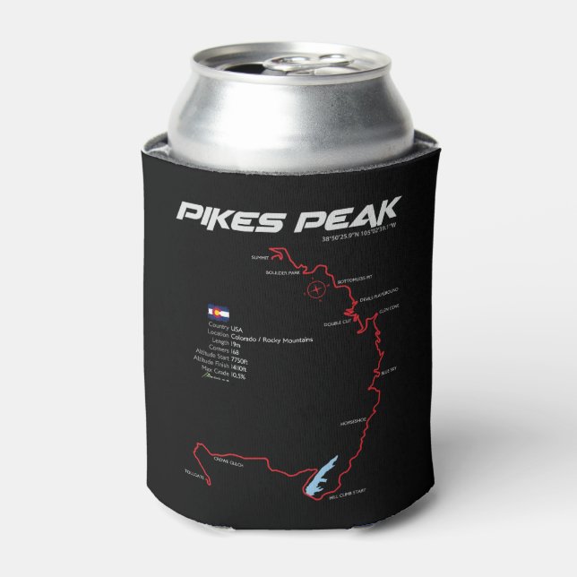 Porta-lata Pikes Peak Colorado USA Route 01 (Can Front)