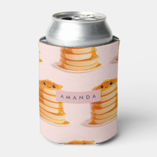 Porta-lata Pilha de Panqueca Kawaii Fofa Personalizada com Xa