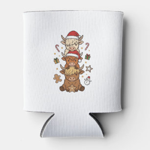 Porta-lata Pilha de Vaca das Terras Altas de Natal Desenho de