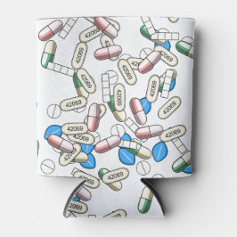Porta-lata Pill Sprinkles Pattern