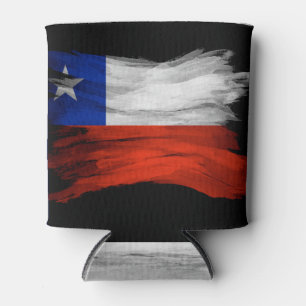 Porta-lata Pincel do pavilhão do Chile, bandeira nacional