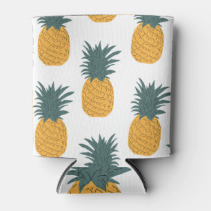 Porta-lata Pineapple Summer: Colorful Vintage Impressão.