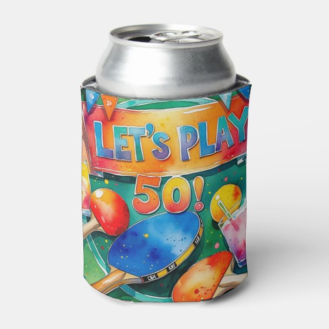 Porta-lata Ping Pong 50º aniversário (Can Front)