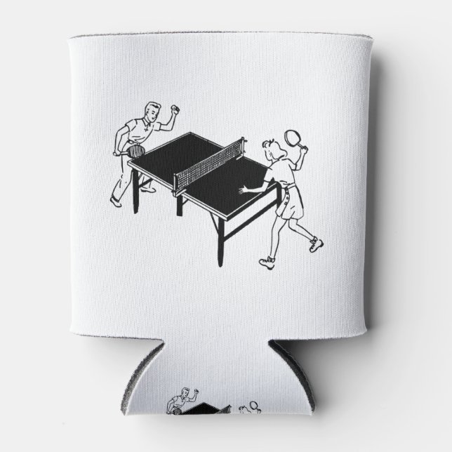 Porta-lata Ping Pong do Esporte Retro (Frente)