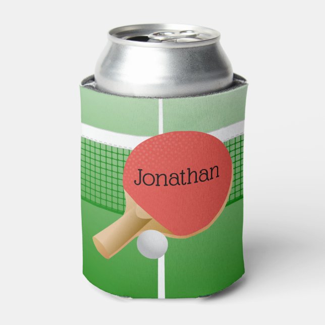 Porta-lata Ping Pong - Tênis Design Mesa Cooler (Can Front)