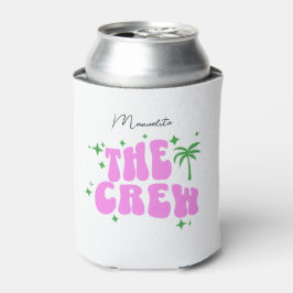 Porta-lata pink palm springs retro bachelorette party