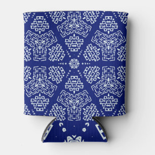 Porta-lata Pintado De Mão: Padrão Étnico.