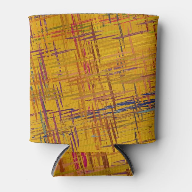 Porta-lata Pintura a óleo decorativa: Arte dinâmica (Frente)