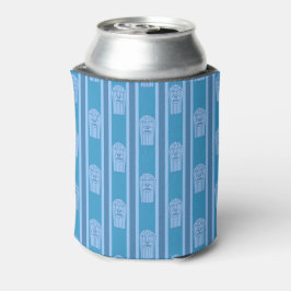 Porta-lata Pipoca Azul Divertida e Chique
