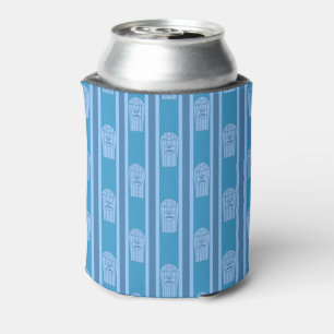 Porta-lata Pipoca Azul Divertida e Chique
