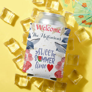 Porta-lata Piquenique de BBQ de Verão Personalizado Quadrado