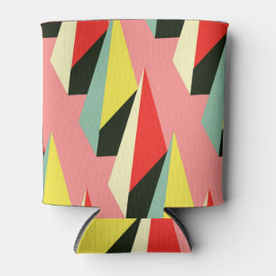 Porta-lata Pirâmides 3D: Vintagem Geométrica Retroativa.