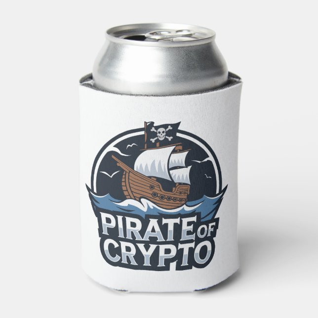 Porta-lata Pirata de Cripto (Can Front)
