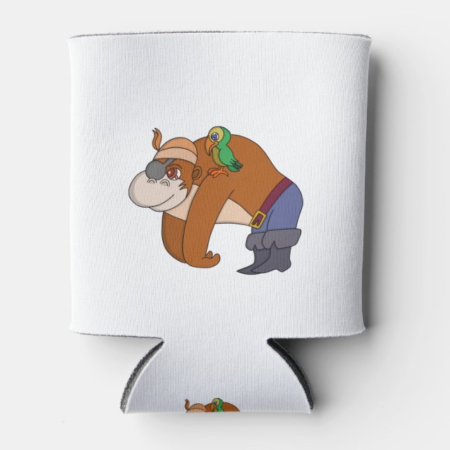 Porta-lata Pirate Gorilla (Frente)