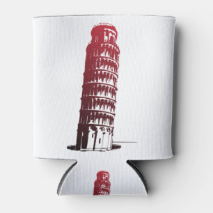 Porta-lata Pisa Itália Torre Inclinando Europa