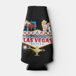 Porta-lata Placa de Boas-Vindas de Las Vegas em Fundo Estrela