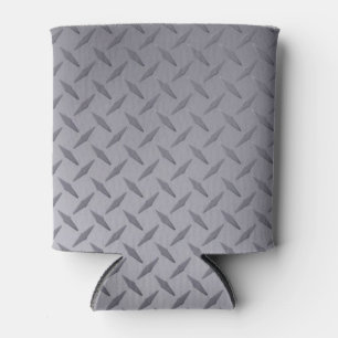 Porta-lata Placa de Diamante de Cinza de Aço