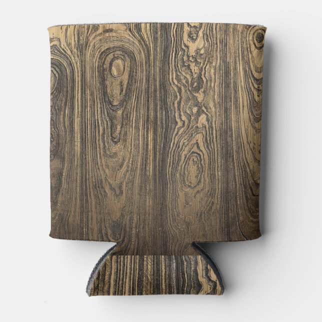 Porta-lata Placas de madeira, fundo natural de textura. (Frente)