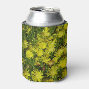 Porta-lata Planta de Gelo Dourada Flores Amarelas