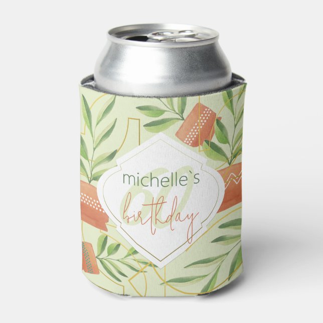 Porta-lata Plantas Frescas Em Potes Cerâmicos (Can Front)