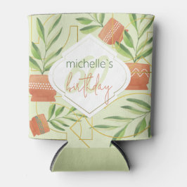 Porta-lata Plantas Frescas Em Potes Cerâmicos