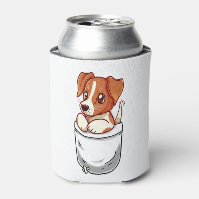 Porta-lata Pocket Cute Jack Russell Terrier (Can Front)