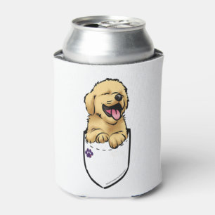Porta-lata Pocket Puppiez - Retriever Dourado