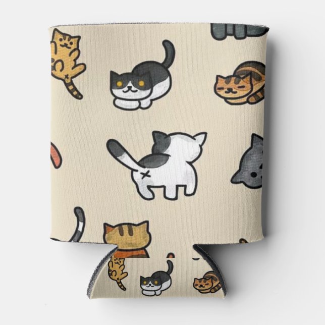 Porta-lata pode arrefecer com o gato (Frente)