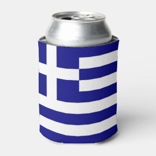 Porta-lata Pode o refrigerador com a bandeira da piscina
