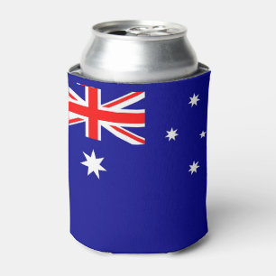 Porta-lata Pode o refrigerador com a bandeira de Austrália