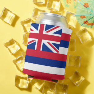 Porta-lata Pode o refrigerador com a bandeira do estado de