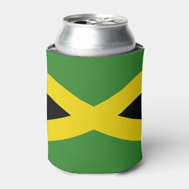 Porta-lata Pode resfriar com a bandeira da Jamaica (Can Front)
