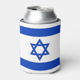 Porta-lata Pode resfriar com bandeira de Israel