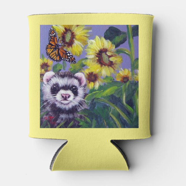 PORTA-LATA PODE RESFRIAR COM IMAGEM FERRET (Frente)