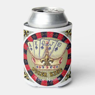 Porta-lata Poker King Can Cooler