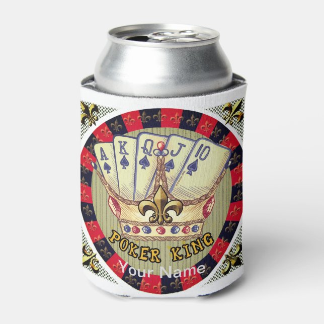Porta-lata Poker King Can Cooler (Can Front)