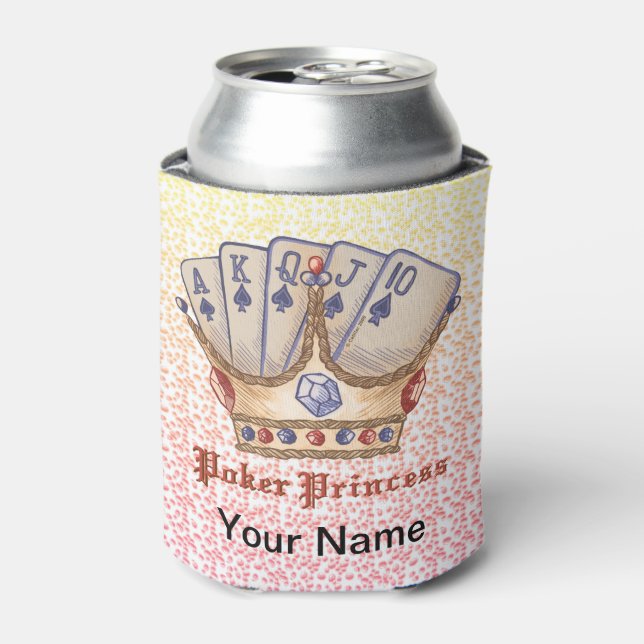 Porta-lata Poker Princess Can Cooler (Can Front)