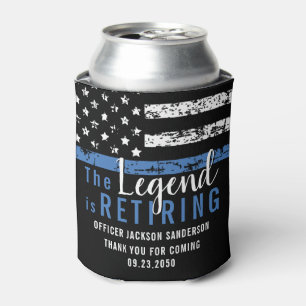 Porta-lata Polícia de Sinalizador da Linha Azul de Reforma da