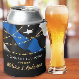 Porta-lata Policial Festa de formatura Thin Blue