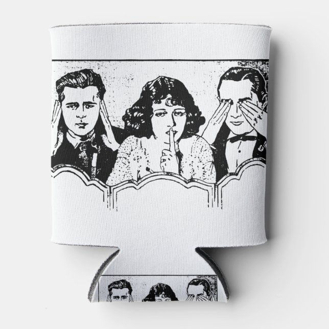 Porta-lata Polimorreia Retroativa - Rótulo - Colagem - Triada (Frente)