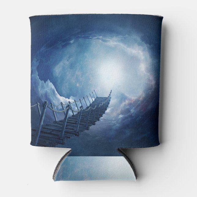 Porta-lata Ponte Espacial: Fantasia 3D. (Frente)