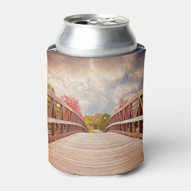 Porta-lata Ponte rustica de madeira no país (Can Front)