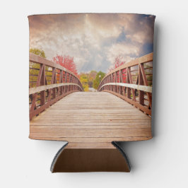 Porta-lata Ponte rustica de madeira no país