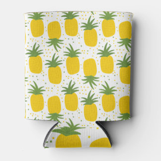 Porta-lata Pontos de abacaxi: Design de Fruta de Verão