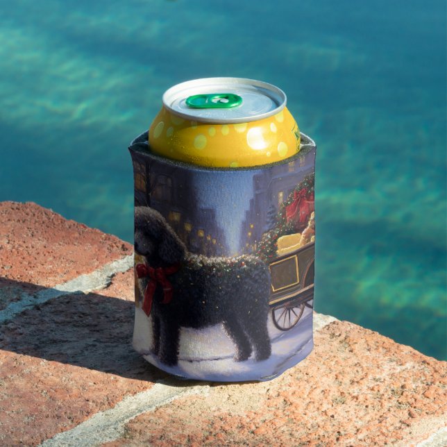 Porta-lata Poodle Christmas Fesason (Piscina in situ)