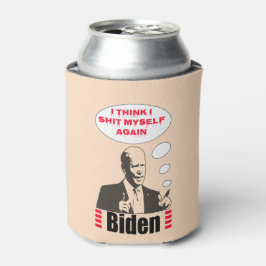 Porta-lata Poopy Pants Biden